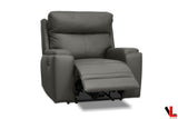 Levoluxe Chair Arlo 41.3" Power Reclining Chair with Power Headrest in Leather Match - Available in 2 Colours