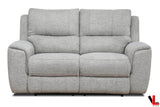 Levoluxe Loveseat Sentinel 65" Power Reclining Loveseat with Power Headrest in Tweed Ash Fabric