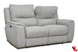 Levoluxe Loveseat Sentinel 65" Power Reclining Loveseat with Power Headrest in Tweed Ash Fabric