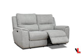 Levoluxe Loveseat Sentinel 65" Power Reclining Loveseat with Power Headrest in Tweed Ash Fabric