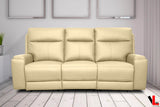 Levoluxe Sofa Arlo 87" Power Reclining Sofa with Power Headrest in Leather Match - Available in 2 Colours