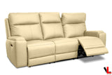 Levoluxe Sofa Arlo 87" Power Reclining Sofa with Power Headrest in Leather Match - Available in 2 Colours