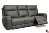 Levoluxe Sofa Arlo 87" Power Reclining Sofa with Power Headrest in Leather Match - Available in 2 Colours