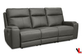 Levoluxe Sofa Arlo 87" Power Reclining Sofa with Power Headrest in Leather Match - Available in 2 Colours