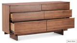 Pending - Rustic Classics Jasper Reclaimed Wood 6 Drawer Dresser in Brown