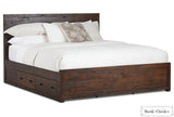 Pending - Rustic Classics Whistler Reclaimed Wood Platform Bed with 4 Storage Drawers in Brown – Available in 2 Sizes