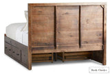 Pending - Rustic Classics Whistler Reclaimed Wood Platform Bed with 4 Storage Drawers in Brown – Available in 2 Sizes