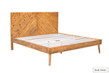 Rustic Classics Bed Cypress Reclaimed Wood Platform Bed in Spice - Available in 2 Sizes