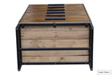 Rustic Classics Drawer Chest Blackcomb Reclaimed Wood and Metal 6 Drawer Chest in Coffee Bean