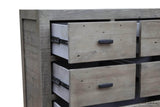 Rustic Classics Drawer Chest Whistler Reclaimed Wood 6 Drawer Chest in Grey