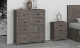 Rustic Classics Drawer Chest Whistler Reclaimed Wood 6 Drawer Chest in Grey