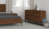 Rustic Classics Dresser Blackcomb Reclaimed Wood and Metal 6 Drawer Dresser in Coffee Bean