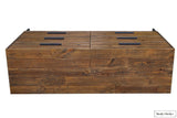 Rustic Classics Dresser Blackcomb Reclaimed Wood and Metal 6 Drawer Dresser in Coffee Bean