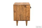 Rustic Classics Nightstand Cypress Reclaimed Wood 1 Drawer Nightstand in Spice