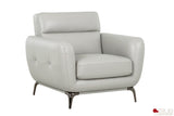 True Contemporary Chair William Tufted Faux Leather Chair - Available in 2 Colours