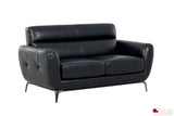 True Contemporary Loveseat William Tufted Faux Leather Loveseat - Available in 2 Colours