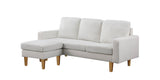 Hillsborough 76" Wide Boucle Sectional Sofa with Reversible Chaise - Available in 3 Colours