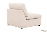 Urban Cali Sectional Long Beach Medium Modular L-Shaped Sectional Sofa in Axel Beige