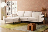 Urban Cali Sectional Palm Springs Sectional Sofa in Nora Oat