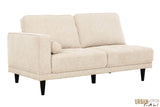 Urban Cali Sectional Palm Springs Sectional Sofa in Nora Oat