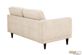 Urban Cali Sectional Palm Springs Sectional Sofa in Nora Oat