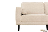 Urban Cali Sectional Palm Springs Sectional Sofa in Nora Oat