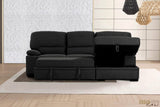 Urban Cali Sleeper Sectional Anaheim II Condo Sleeper Sectional Sofa Bed with Cup Holders and Storage Chaise