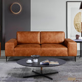 Urban Cali Sofa Fresno Sofa in Rustic Light Brown