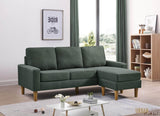 Urban Cali Sectional San Francisco 74.8" Wide Sectional Sofa with Reversible Chaise - Available in 4 Colours