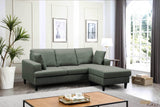Urban Cali Sectional Sofa Sophia 84" Wide Sectional Sofa with Reversible Chaise - Available in 2 Colours
