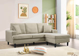 Urban Cali Sectional Sophia 84" Wide Sectional Sofa with Reversible Chaise - Available in 4 Colours